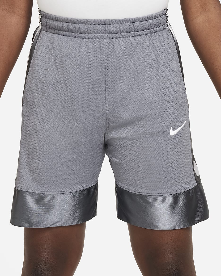 Nike Dri FIT Elite 23 Big Kids Boys Basketball Shorts Extended Size Nike